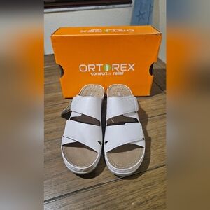 OrtoRex Beige  Comfort Sandals Size 8 New